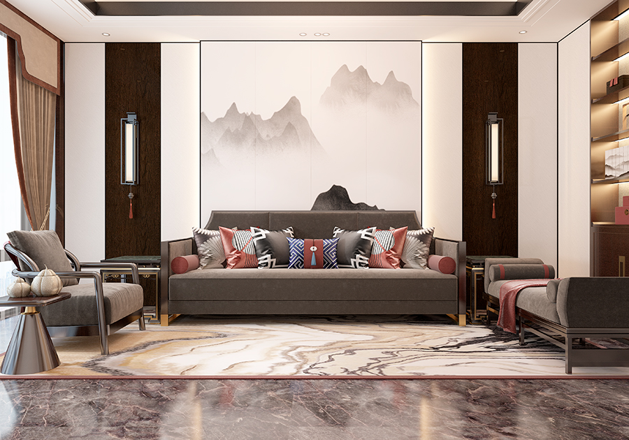 新中式沙發(fā)背景集成墻板.jpg 新中式沙發(fā)背景集成墻板.jpg